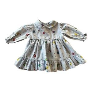 Vintage Polly Flinders Toddler Dress Size 18 Months